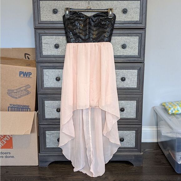 Trixxi Sequin High Low Dress - Picture 5 of 14